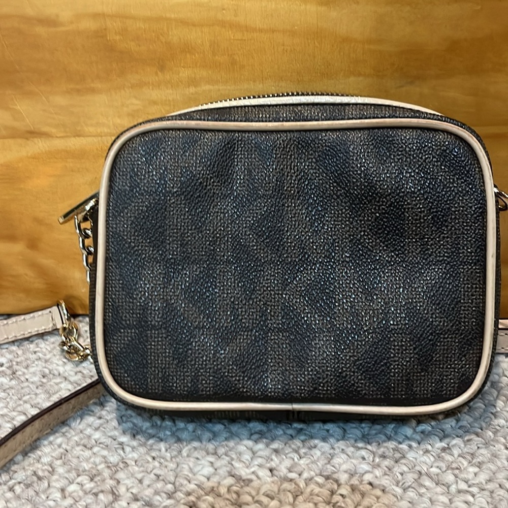 Michael Kors Logo Brown Crossbody Bag - Picture 3 of 9